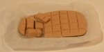 Tray of Light Chocolate Fudge by Jill Miles