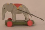 Elephant Pull Toy by Erzgebirgische