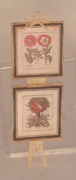 Vegetable Double Plaque by Valerie Casson