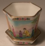 Famille Rose Flower Pot Large by Christopher Whitford