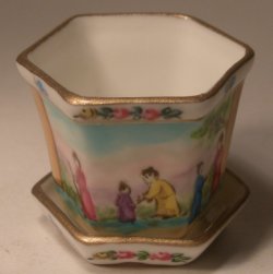 Famille Rose Flower Pot Large by Christopher Whitford