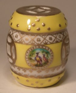 French Peacock Garden Seat by Christopher Whitford