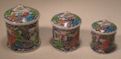 Tobacco Leaf Canister Set by Christopher Whitford