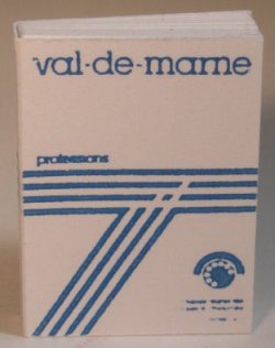 Val de Marne Book of Artist Paper by Bernard Lefebvre