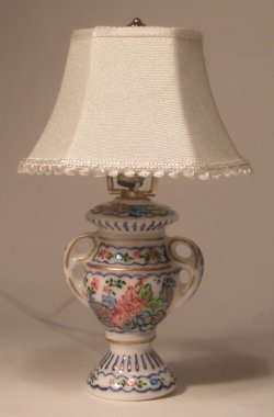 Tobacco Leaf Table Lamp by Christopher Whitford