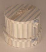 Two Hat Boxes Tied w/Ribbon #8 by Annette Shaw