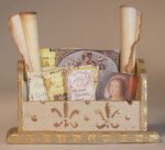 Letter Box Fleur de Lis by Valerie Casson