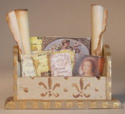 Letter Box Fleur de Lis by Valerie Casson