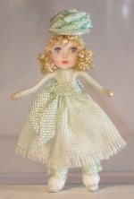 Doll Mint Green by Cheryl Warder