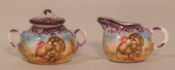 Thanksgiving Turkey Creamer & Sugar by Christopher Whitford