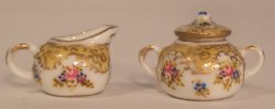 Queen Mary Creamer & Sugar by Christopher Whitford