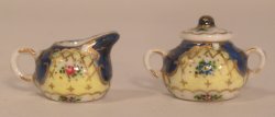 Victorian Net Creamer & Sugar by Christopher Whitford