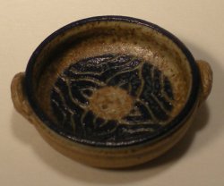 Handled Bowl #108-A by Elisabeth Causeret