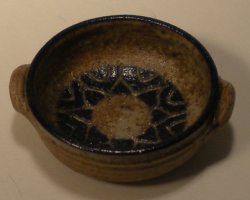Handled Bowl #108-C by Elisabeth Causeret