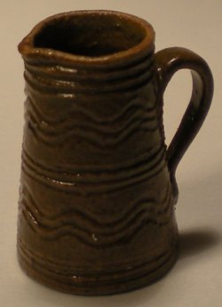 Engraved Pitcher #111 Brown by Elisabeth Causeret