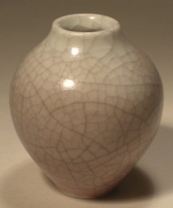 Craquele Vase #PC1-2 by Elisabeth Causeret
