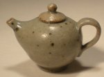 Pottery Teapot #69a Grey by Elisabeth Causeret