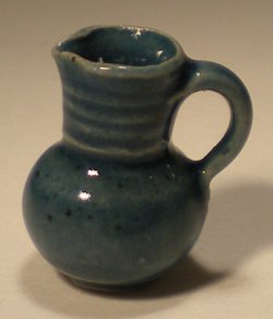 Pottery Pitcher #13 by E Blue Elisabeth Causeret