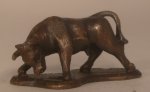 Bull Bronze Sculpure by Simon Walker