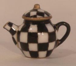 Jester Check Teapot by Christopher Whitford