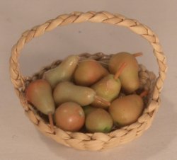 Pears in a Basket by Country Contrast