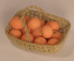 Orange Basket by Country Contrast