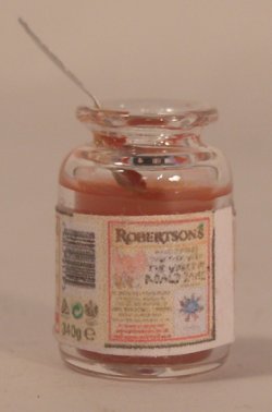 Jam Jar Open w/Spoon by Country Contrast