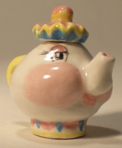 Mrs.Potty Teapot by Valerie Casson
