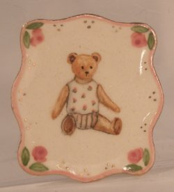 Teddy Bear Tray by Dominique Levy