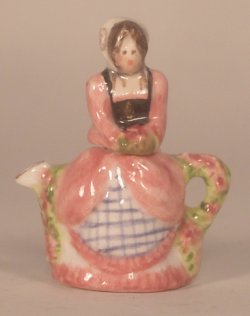 Chelsea Lady Pink Teapot by Valerie Casson