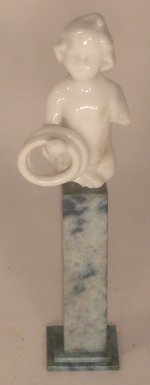 Porcelain Sculpture #1 Cherub by Stephen Wein