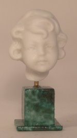 Porcelain Sculpture #2 Cherub by Stephen Wein