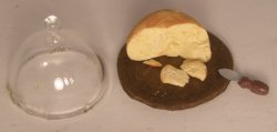 Cheese in Glass Covered Display #1 by Andrea Thieck
