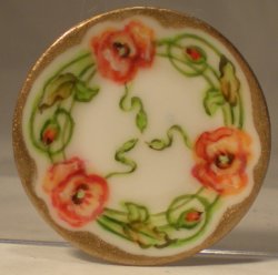 China Plate #151 Art Nouveau Flower by Christopher Whitford