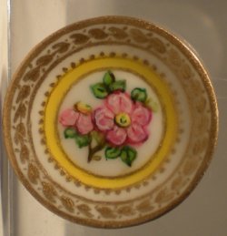 China Plate #79 Sevres Flower A by Christopher Whitford