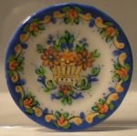 China Plate #97 Italian Flower by Christopher Whitford
