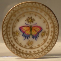 China Plate #142 Verace Butterfly by Christopher Whitford