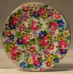 China Plate #134 English Chintz by Christopher Whitford