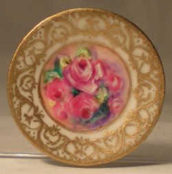 China Plate #75 Meissen Roses by Christopher Whitford