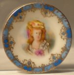 China Plate #85 Limoges Portrait C by Christopher Whitford
