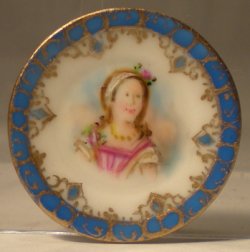 China Plate #84 Limoges Portrait B by Christopher Whitford