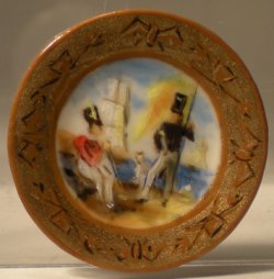 China Plate #76 Russian Military by Christopher Whitford