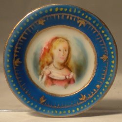 China Plate #87 Sevres Portrait by Christopher Whitford