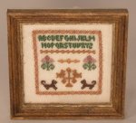 Embroidered Sampler #3 by Genevieve Parrain