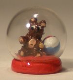 Snow Globe Teddy Bear by Lourdes-Cruces