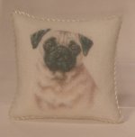 Pillow P335 Dog by ItsyBitsy