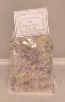 Package of Potpouri Lavender by Syreeta's Miniatures