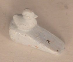 Duck Door Stop Blue by Syreeta's Miniatures