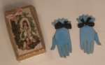 Gloves in Box Blue by Silvia Leiner