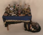 Halloween Wizard Table #2 by Bette Chudy